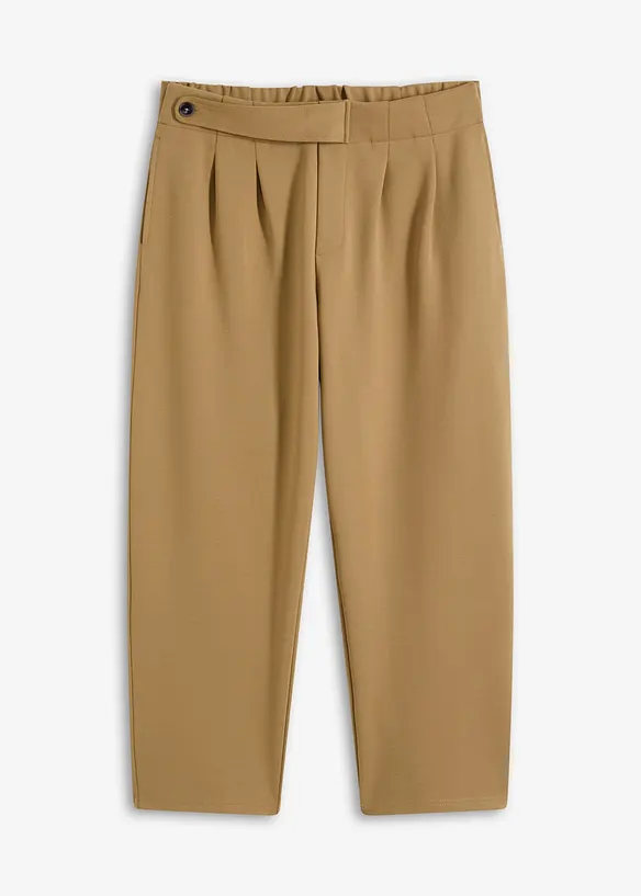 Jerseybyxa med veck, bonprix