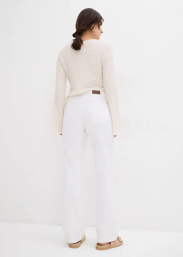 Straight Stretch Jeans Mid Waist, bonprix