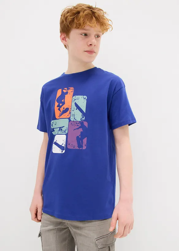 T-shirt för barn i ekologisk bomull, bonprix