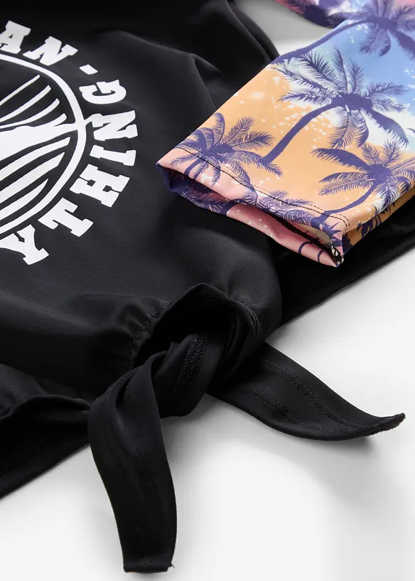 Bikini och badtopp (set i 3 delar), bonprix
