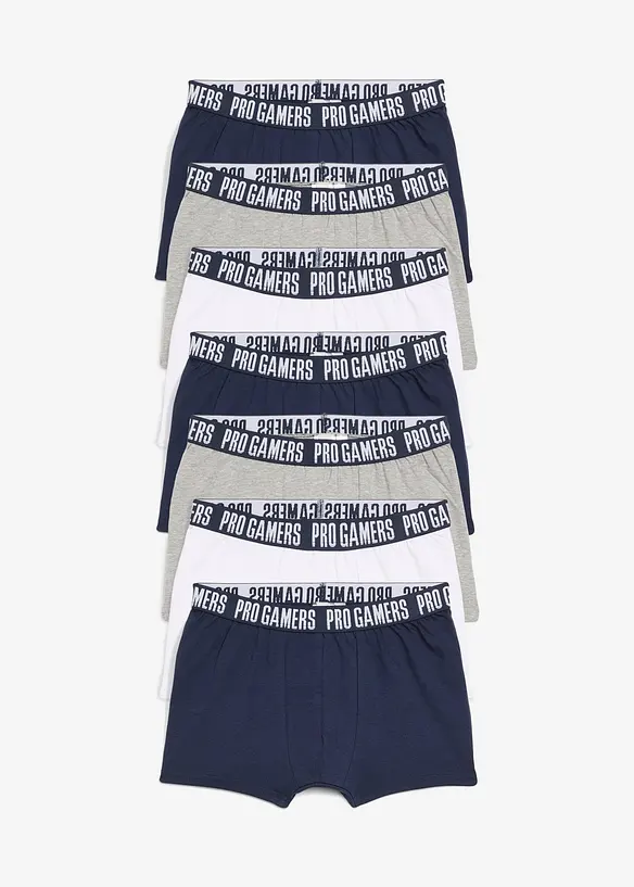 Boxershorts  med mjuk bomull (7-pack), bonprix