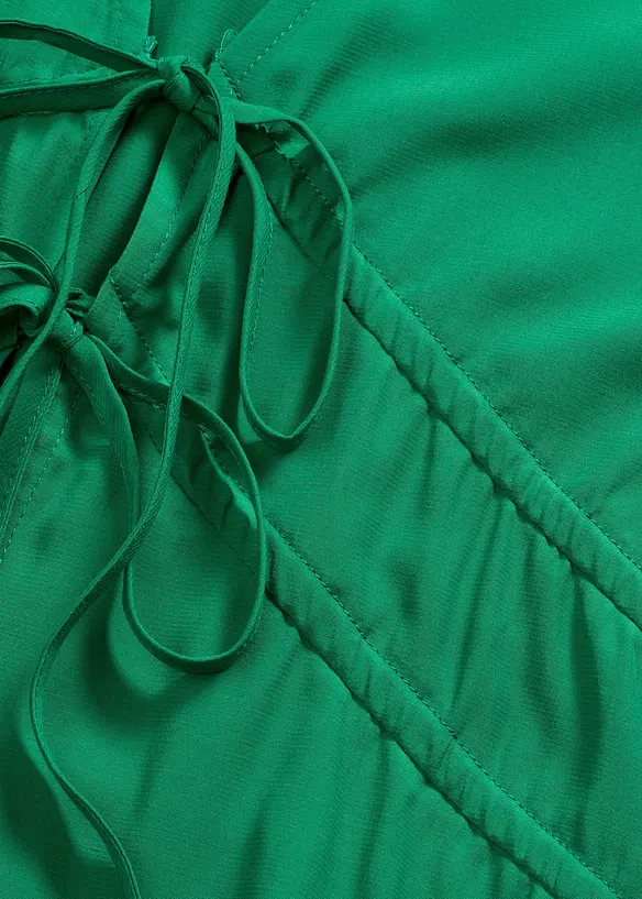 Blus med knytband, bonprix