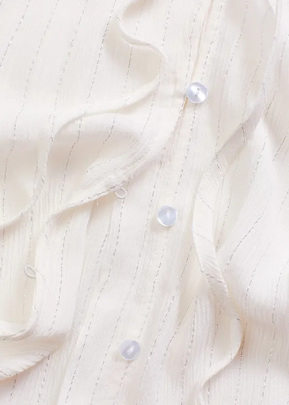 Blus med metalliserade ränder, bonprix