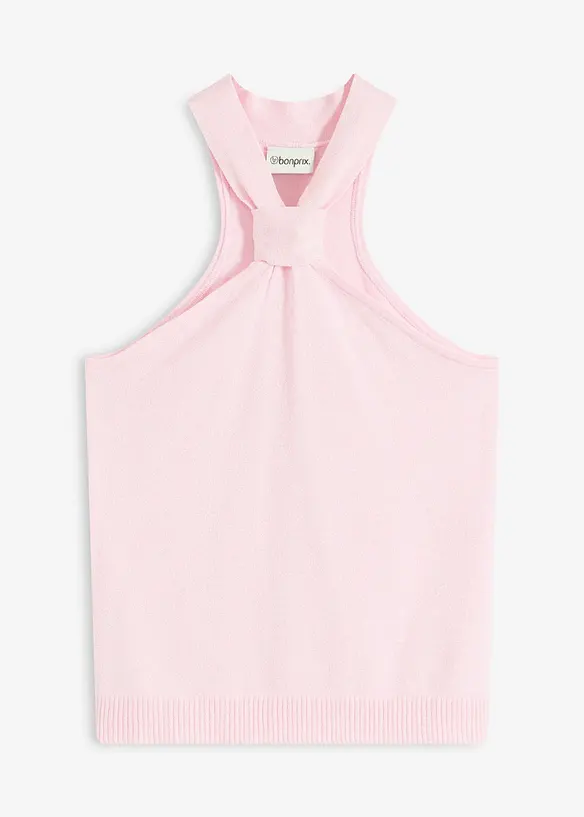 Halternecklinne med mjuk viskos, bonprix