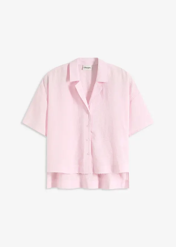 Skjortblus i oversizemodell, bonprix