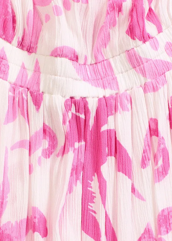 M&ouml;nstrad one shoulder-kl&auml;nning i viskos med struktur, bonprix