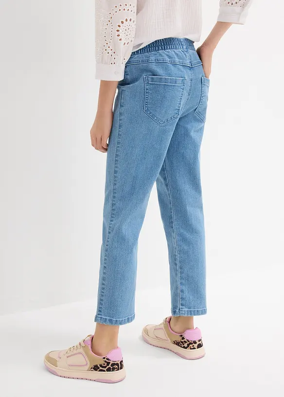 Jeggings i 7/8-längd med mellanhög midja, bonprix