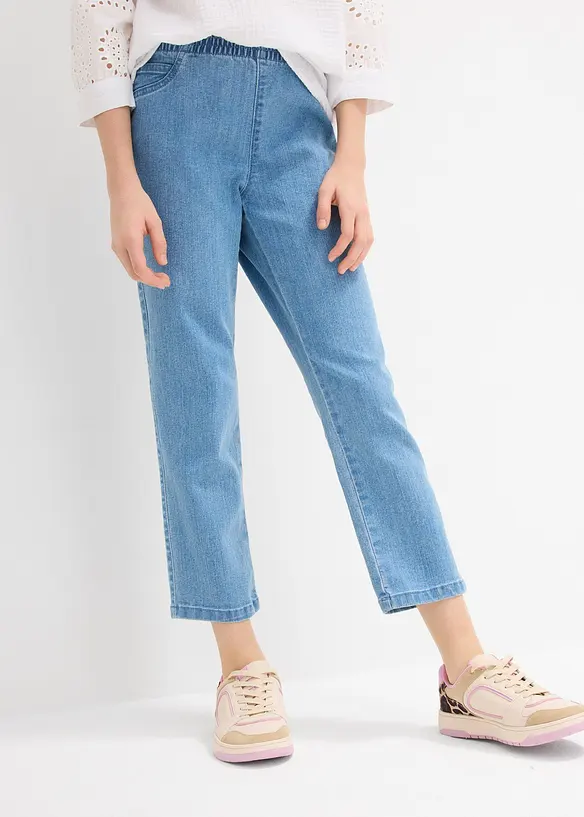 Jeggings i 7/8-längd med mellanhög midja, bonprix