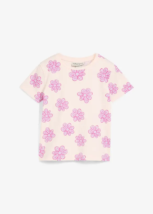 T-shirt av stretchig bomullsmix, bonprix
