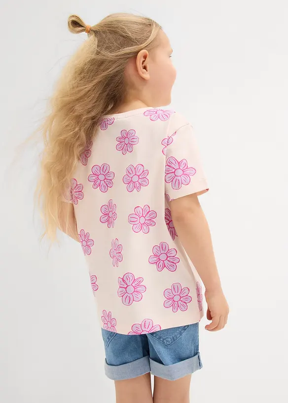 T-shirt av stretchig bomullsmix, bonprix