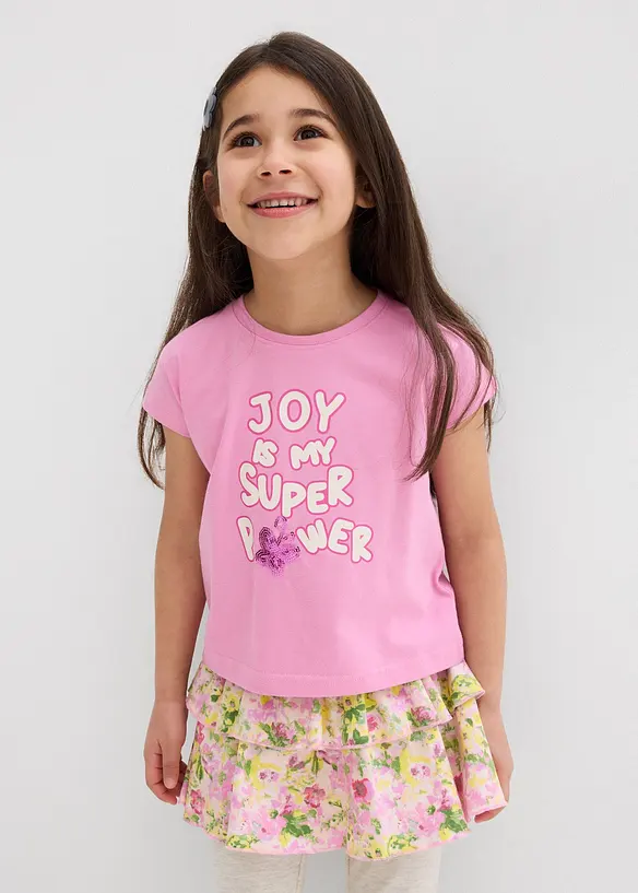 T-shirt i ren ekologisk bomull för barn, bonprix