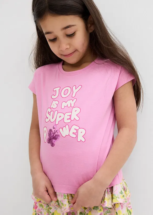 T-shirt i ren ekologisk bomull för barn, bonprix