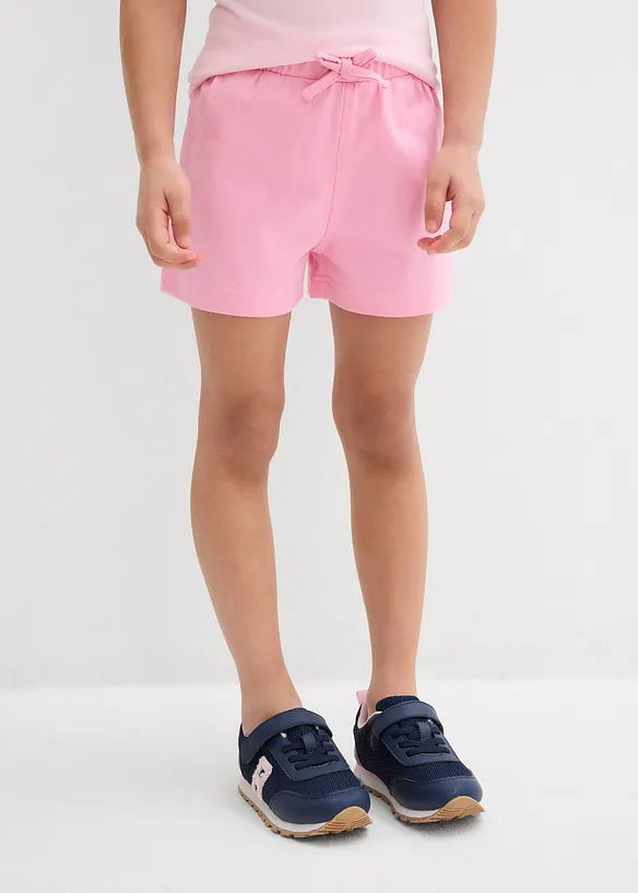 Jerseyshorts av ekologisk bomull (2-pack), bonprix