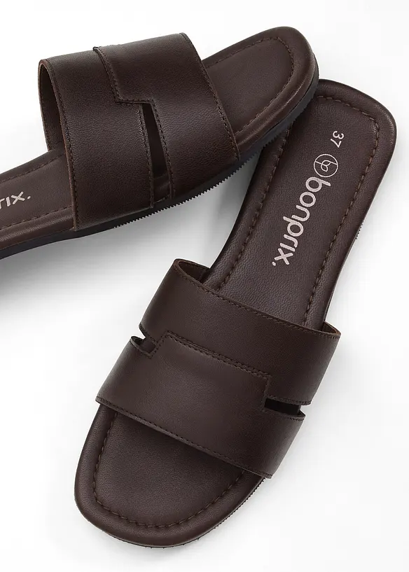 Toffla av skinn, bonprix