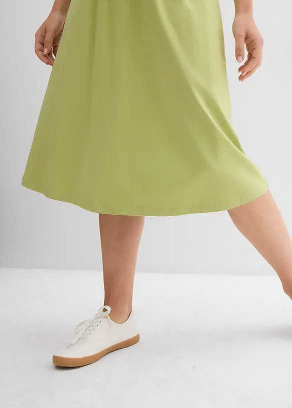 Jerseykjol av bomullsmix, bonprix