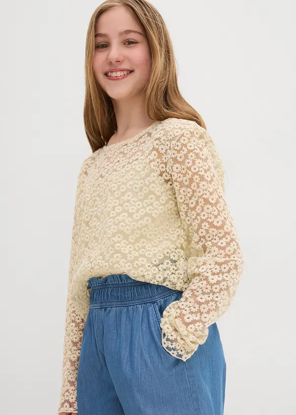 Shorts i dra på-modell av ren bomull, bonprix