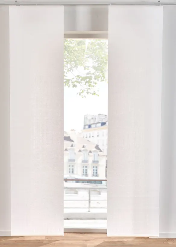 Panelgardin med strukturerad yta (1-pack), bonprix