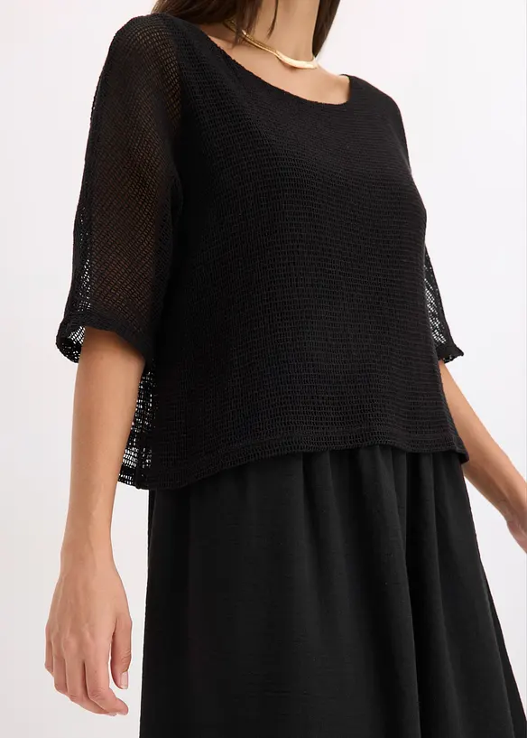 Klänning i två i en-stil, bonprix