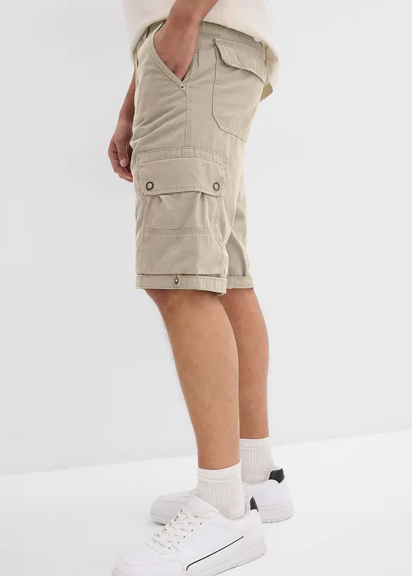 Cargobermudas av ren bomull, Regular Fit, bonprix