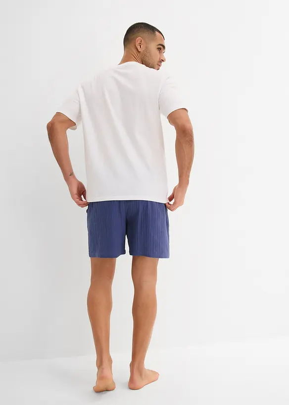 Muslinpyjamas med shorts, bonprix