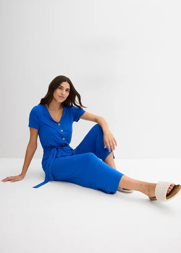 Jerseyjumpsuit av viskosmix, bonprix