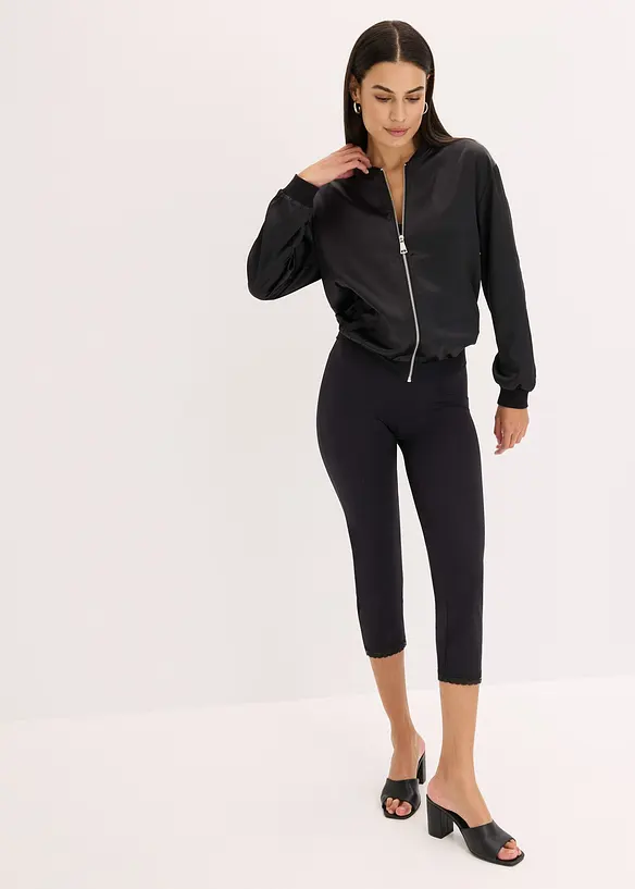 Caprileggings med anti-skav-effekt och svalkande polyamid, bonprix