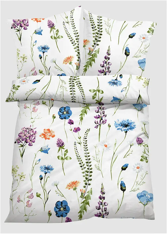 Blommigt påslakanset, bonprix