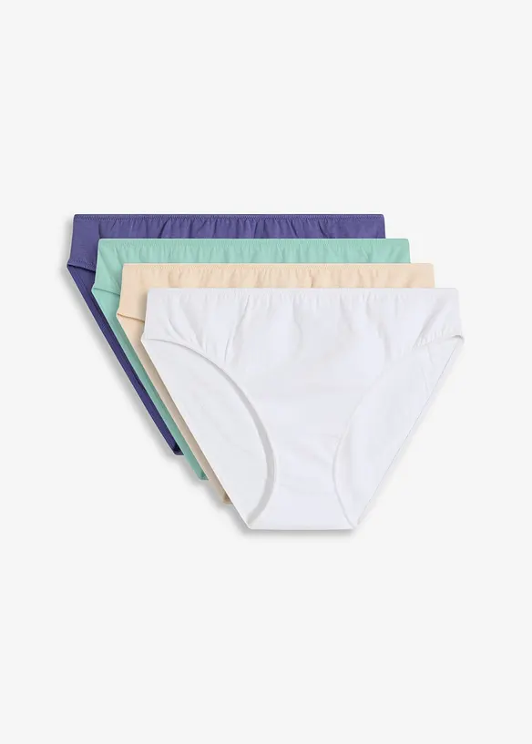 Trosa med ekologisk bomull (4-pack), bonprix