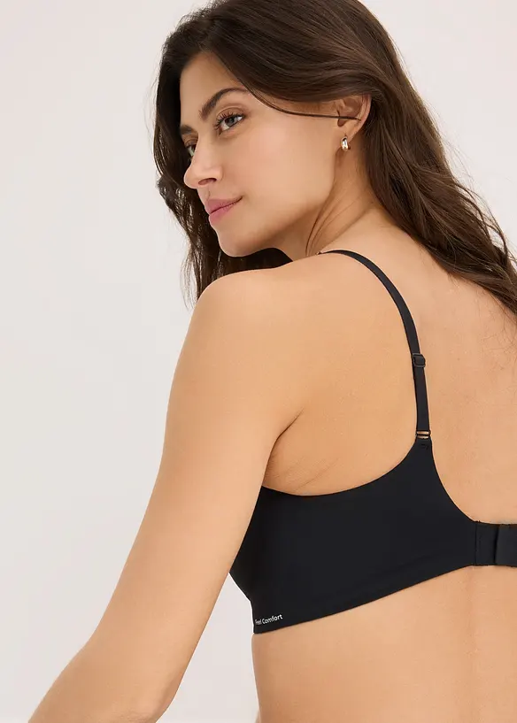 Vadderad Feel Comfort laserskuren T-shirtbehå utan bygel, bonprix