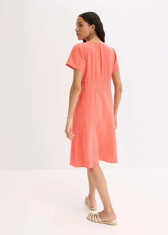 Tunikaklänning i muslin, bonprix