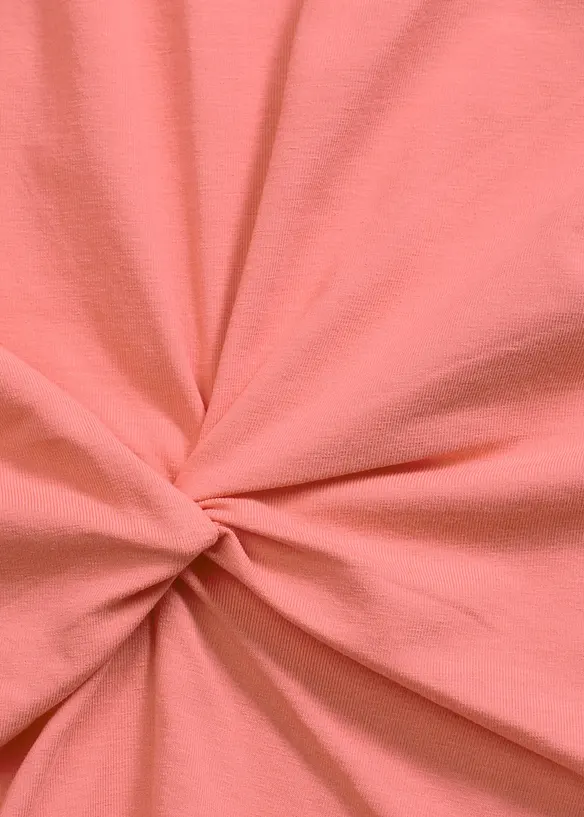 T-shirt med knutdetalj, bonprix
