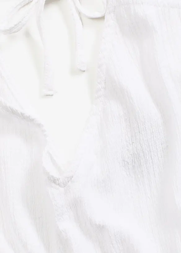 Jumpsuit i kräppat material med struktur, bonprix