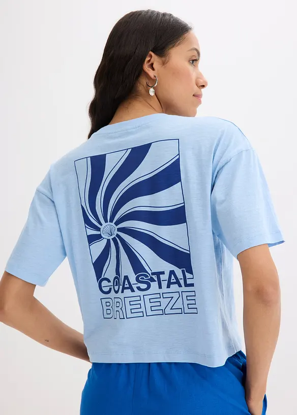 Oversizetopp av ren ekologisk bomull, bonprix