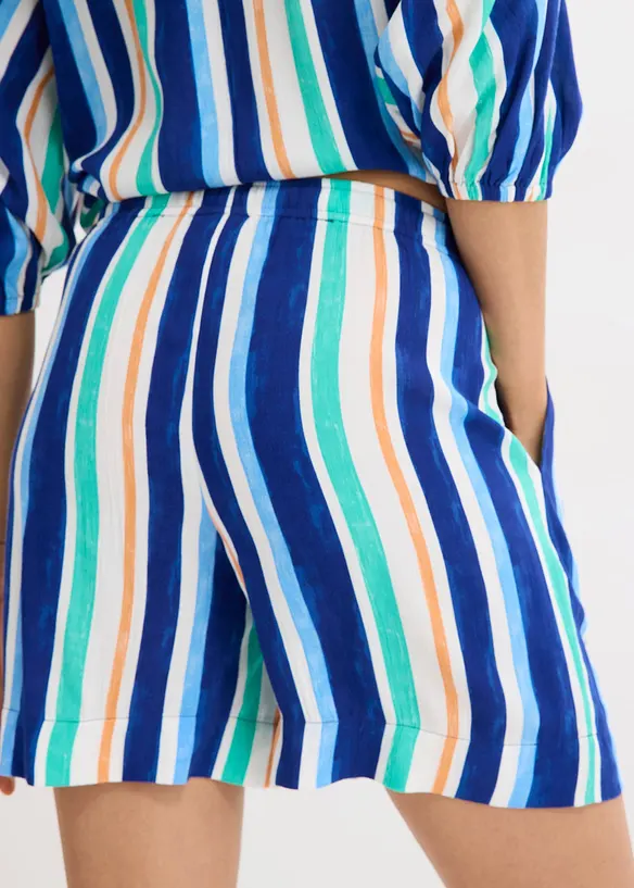 Shorts i dra på-modell av tunn viskos, bonprix