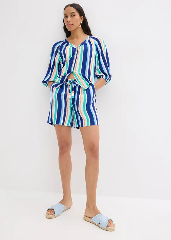 Shorts i dra på-modell av tunn viskos, bonprix
