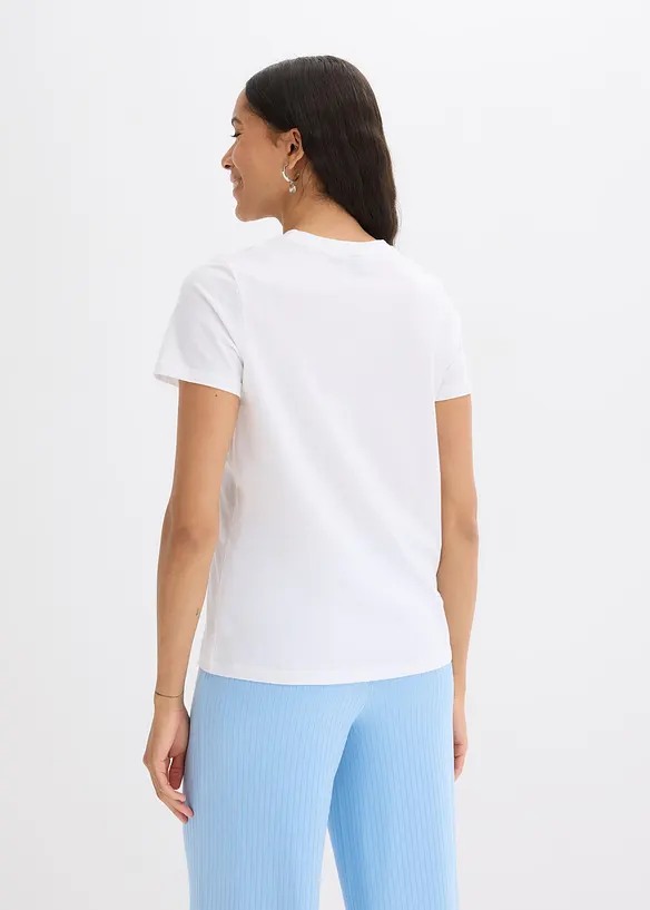 T-shirt av ren bomull, bonprix