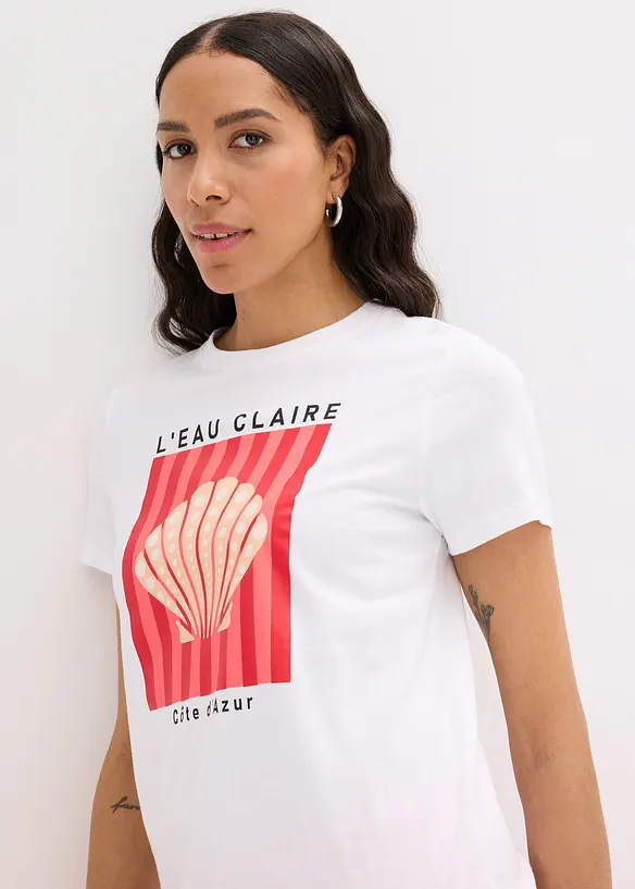 T-shirt av ren bomull, bonprix