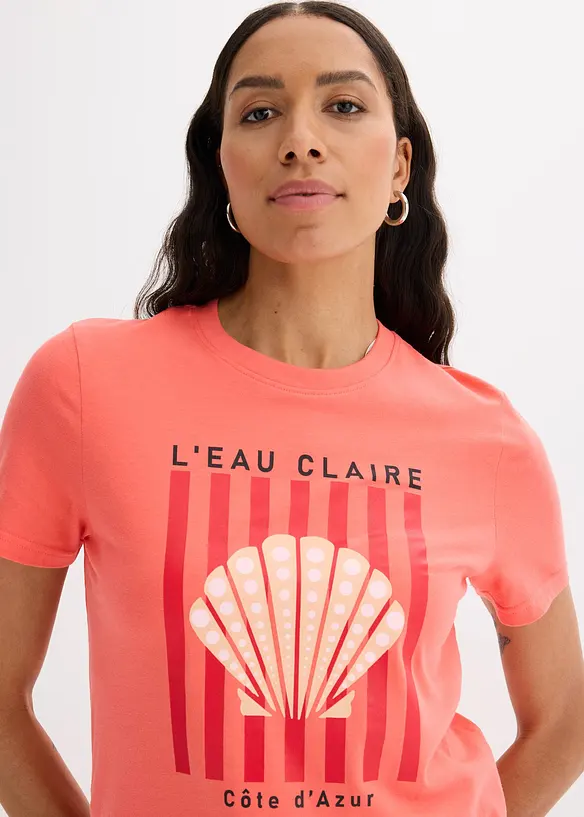 T-shirt av ren bomull, bonprix