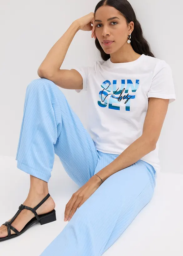 T-shirt av ren bomull, bonprix