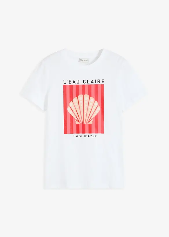 T-shirt av ren bomull, bonprix