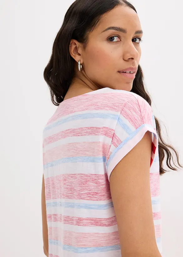 T-shirt i ren ekologisk bomull, bonprix