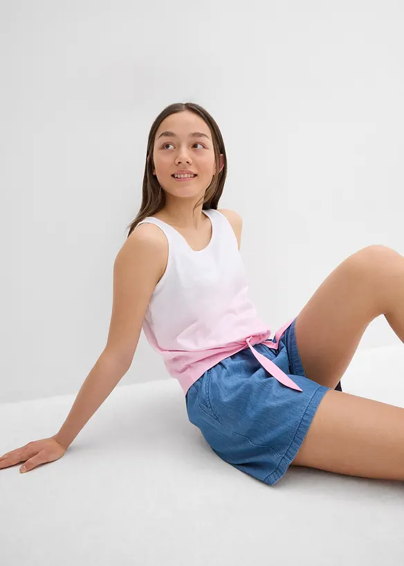 Linne f&ouml;r barn (2-pack) i ren ekologisk bomull, bonprix