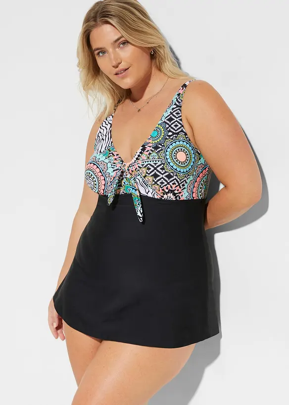 Baddräktsklänning med rosett, bonprix