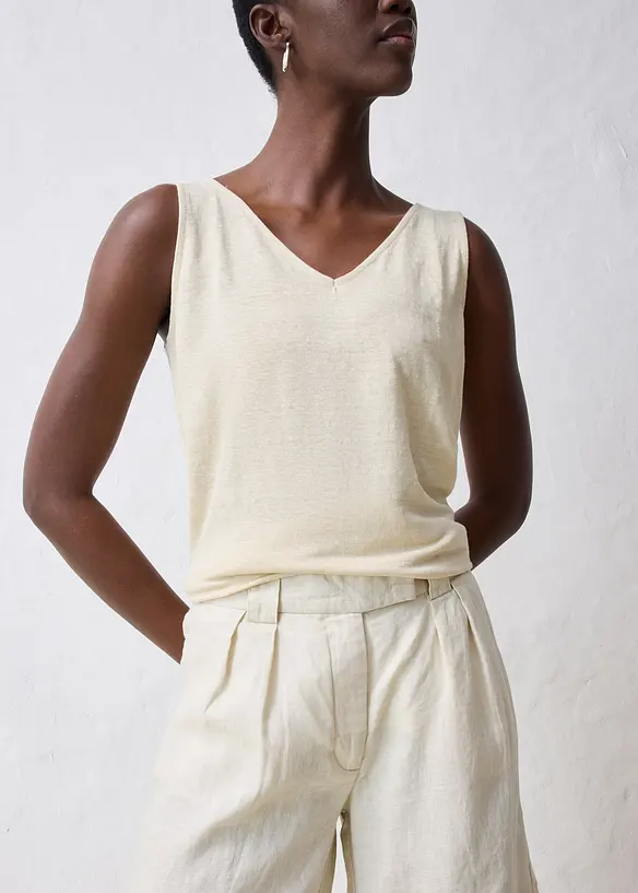 Linnebermudas, bonprix