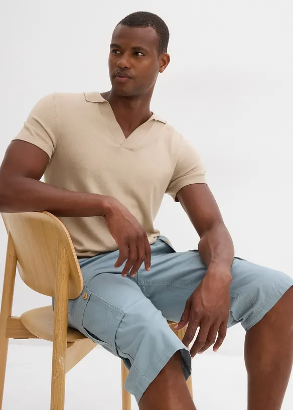 Cargoshorts av ren bomull, Regular Fit, bonprix