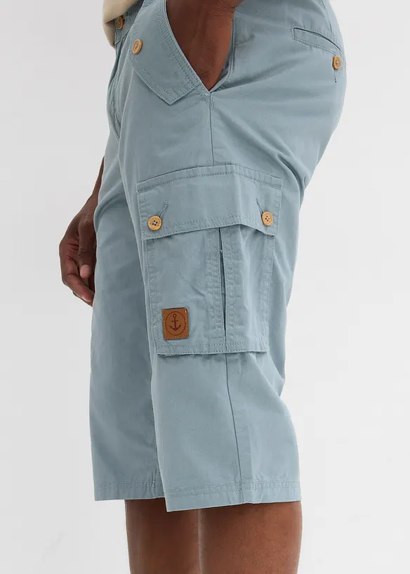 Cargoshorts av ren bomull, Regular Fit, bonprix