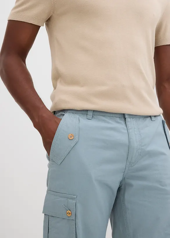 Cargoshorts av ren bomull, Regular Fit, bonprix