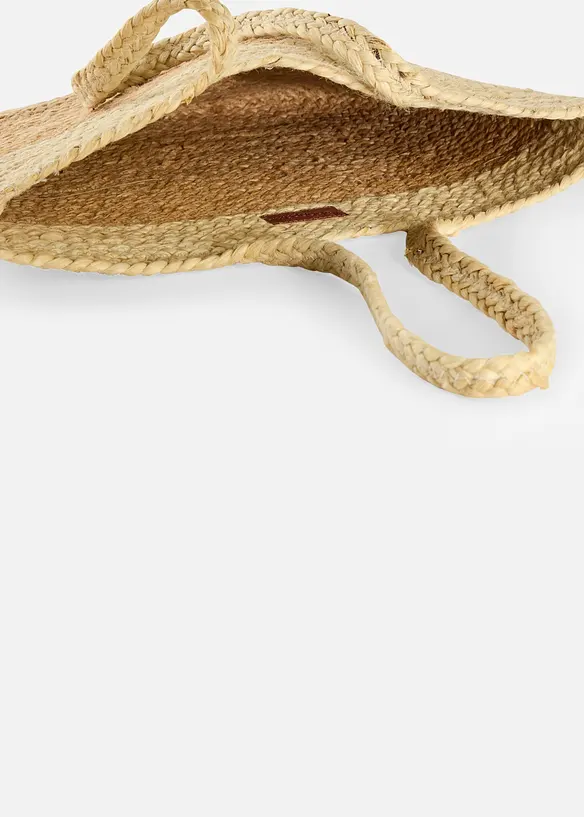 Shoppingväska med halmlook, bonprix