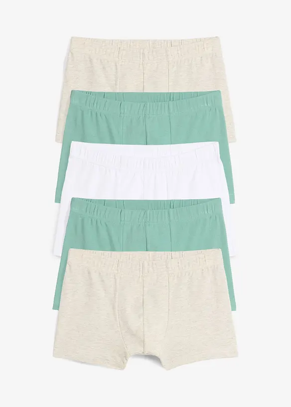 Boxershorts med ekologisk bomull (5-pack), bonprix