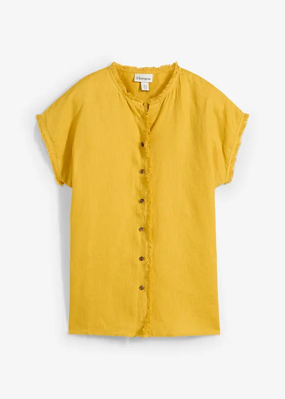 Blustunika i rent linne, bonprix